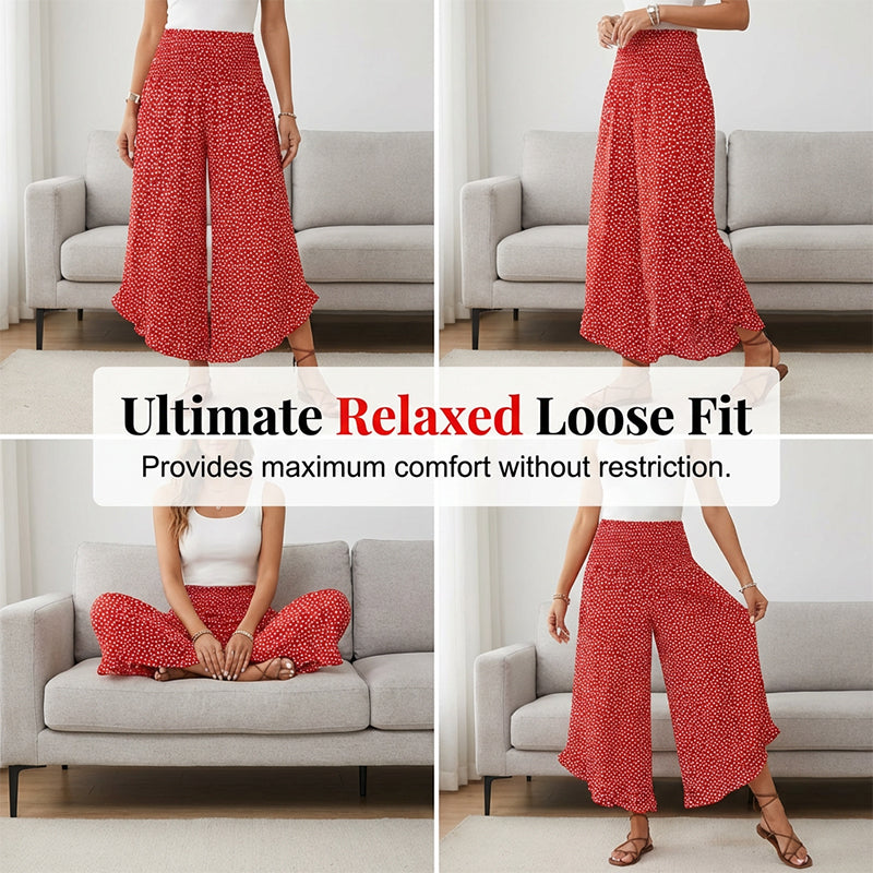 😍Pantaloni largi, cu talie înaltă, pentru femei – subțiază silueta, sunt comozi și eleganți🌠️-12