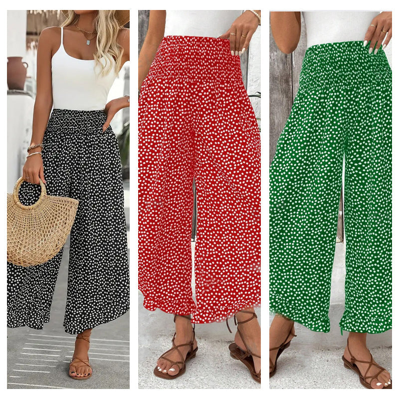 😍Pantaloni largi, cu talie înaltă, pentru femei – subțiază silueta, sunt comozi și eleganți🌠️-15