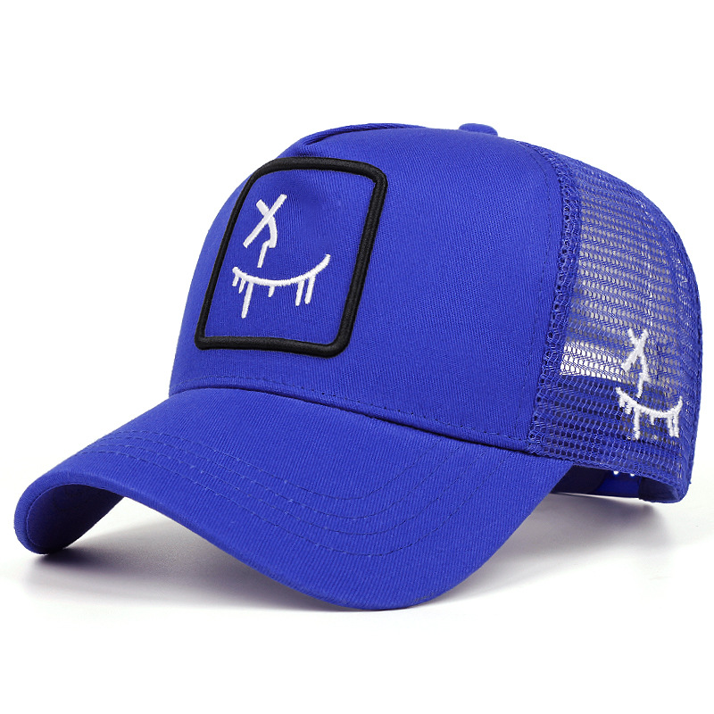😄 Casca de baseball unisex cu motiv smiley ✨-1