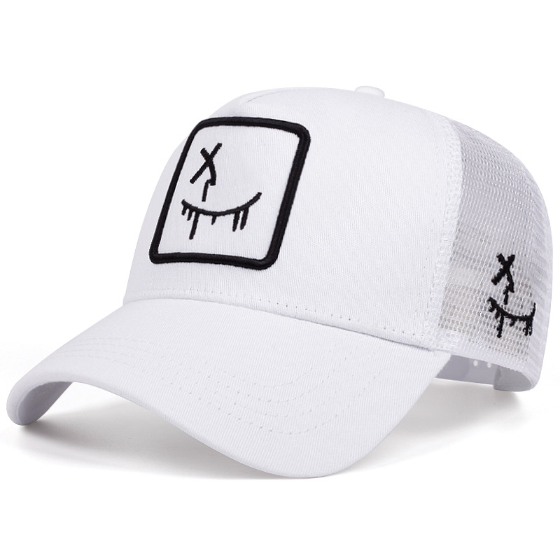 😄 Casca de baseball unisex cu motiv smiley ✨-2