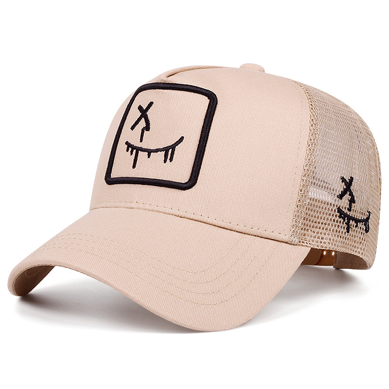 😄 Casca de baseball unisex cu motiv smiley ✨-3