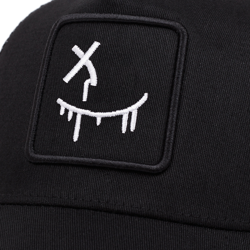 😄 Casca de baseball unisex cu motiv smiley ✨-4