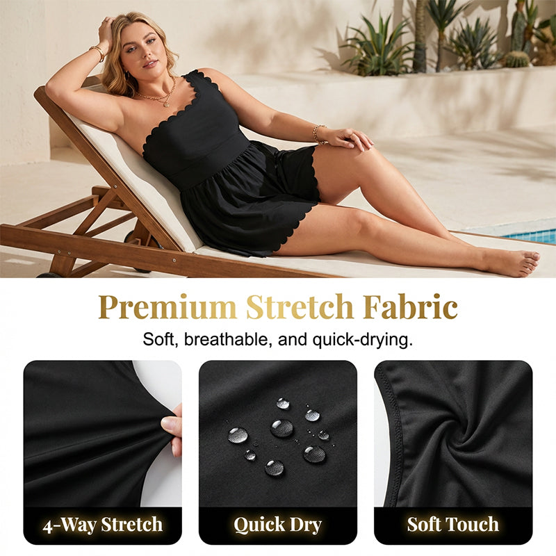 Costum de baie sexy cu volane pentru femei cu dimensiuni mari-5