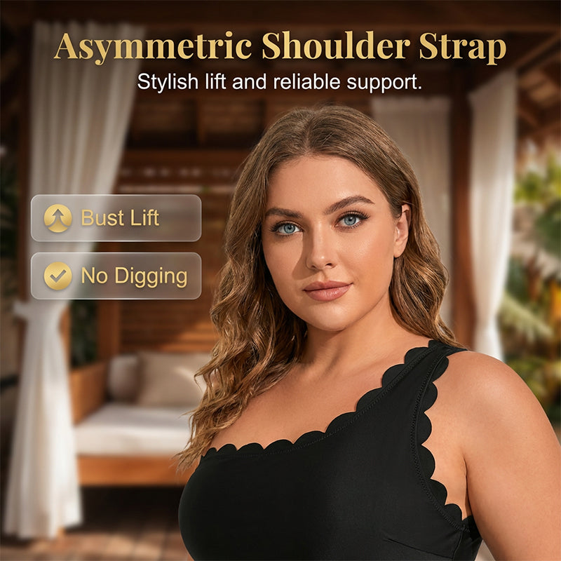 Costum de baie sexy cu volane pentru femei cu dimensiuni mari-4