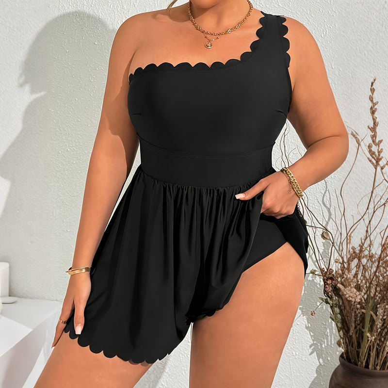 Costum de baie sexy cu volane pentru femei cu dimensiuni mari-8