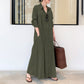 Rochie cu Mâneci Lungi, Simple și Colorate-12