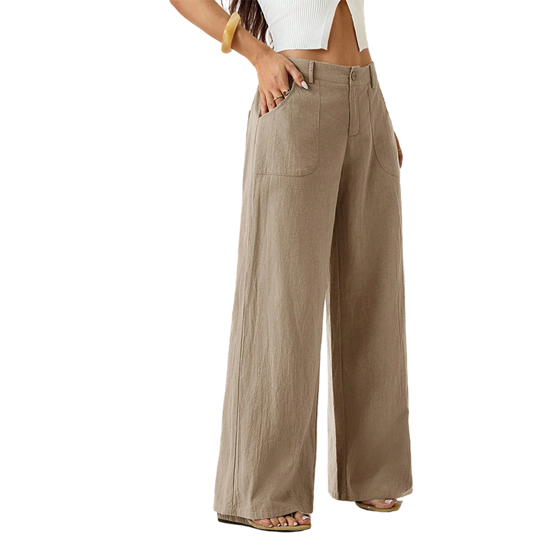 🔥LAST DAY 49% OFF ☀️🛍️Women's Summer Classical Cotton-Linen Lightweight Palazzo Pants-10