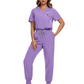 Set de haine medicale confortabile și respirabile pentru femei-15