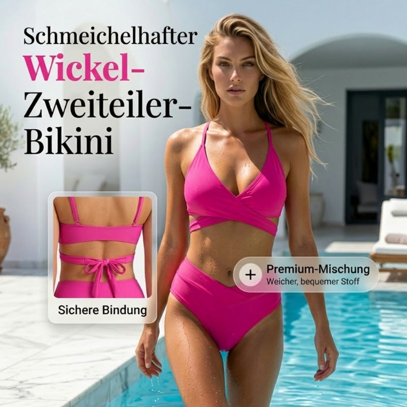 Set de bikini sexy pentru femei, cu șnururi-3