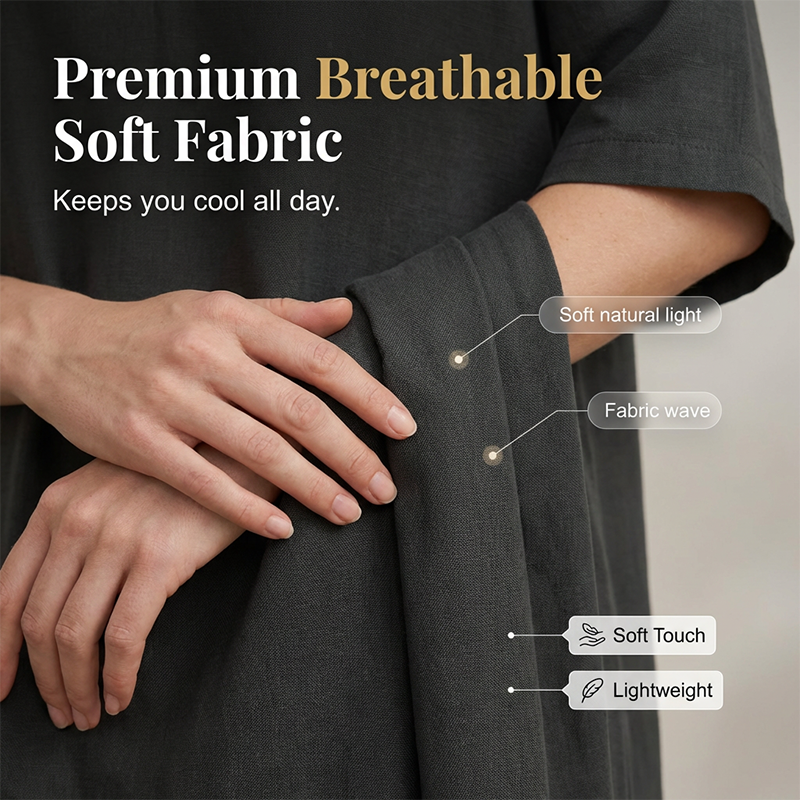 Rochie maxi casual pentru femei, cu decolteu în V și croială lejeră-5