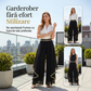 🎉Oferte speciale de sărbători❤️Pantaloni eleganti, cu talie largă și croială lejeră, cu ornamente aurii-17
