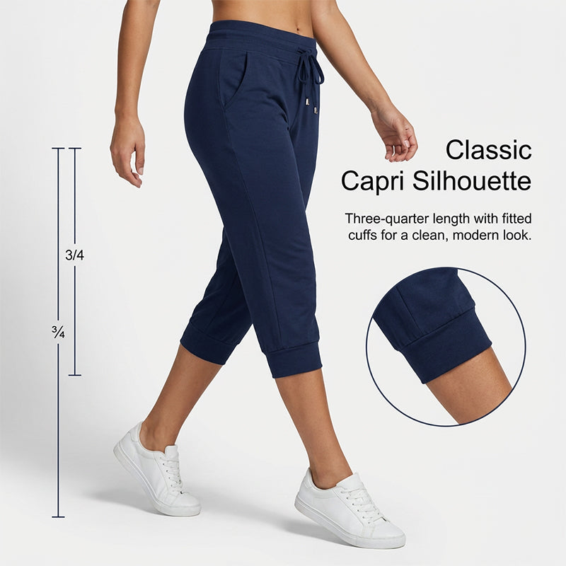 Pantaloni de trening cu talie înaltă, croială ajustată, șnur și buzunare-8