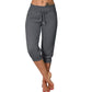 Pantaloni de trening cu talie înaltă, croială ajustată, șnur și buzunare-4