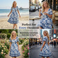 Rochie midi cu imprimeu floral și decolteu pătrat pentru femei