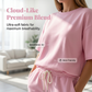 Set de top cu mânecă scurtă și pantaloni, casual pentru femei