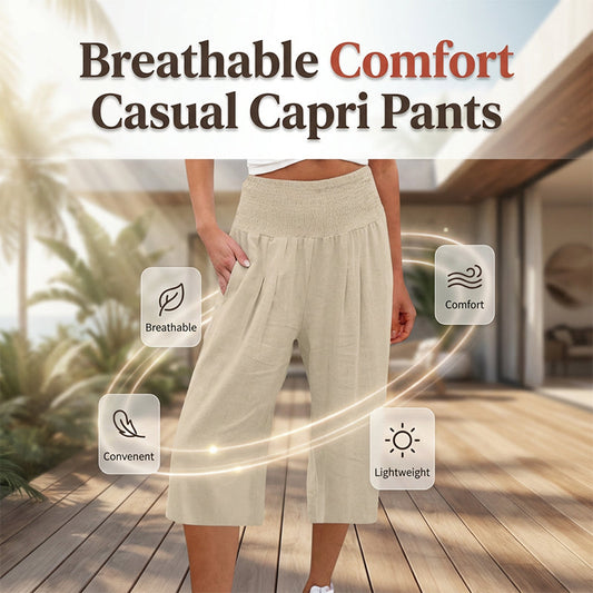 Pantaloni scurți cu talie elastică și ușoară pentru femei