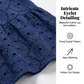 Rochie babydoll din dantelă, vaporoasă, pentru femei, vară