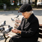 Pălărie tricotată caldă tip newsboy pentru bărbați