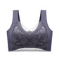 💟Sutien pentru femei realizat din mătase de gheață cu dantelă👙