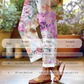 Pantaloni casual cu imprimeu floral pentru femei