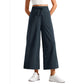Pantaloni scurți casual pentru femei, cu talie largă și buzunare