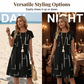 Rochie midi de vacanță, lejeră, pentru femei