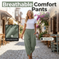 Pantaloni Harem din Amestec de In pentru Femei, Casual
