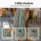 Pantaloni Harem din Amestec de In pentru Femei, Casual