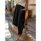 Pantaloni Harem din Amestec de In pentru Femei, Casual