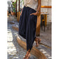 Pantaloni Harem din Amestec de In pentru Femei, Casual
