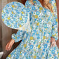 Rochie casual lejeră pentru femei, cu imprimeu floral