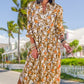 Rochie casual lejeră pentru femei, cu imprimeu floral