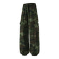 Pantaloni Casual Camuflați pentru Femei cu Șnur