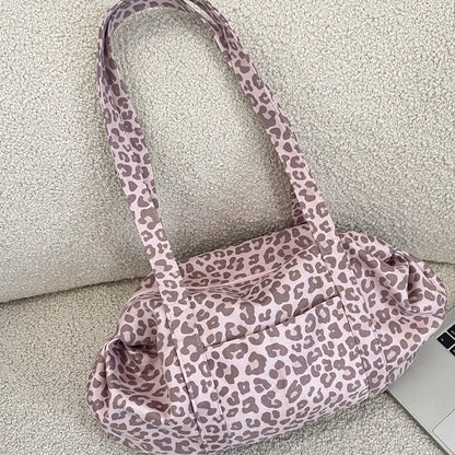 Geantă Tote Bag cu Imprimeu Leopard pentru Femei