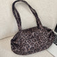 Geantă Tote Bag cu Imprimeu Leopard pentru Femei