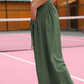 Pantaloni casual de plajă, tip evazat, croiți scurt