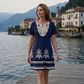 Rochie casual boemă cu imprimeu floral pentru femei
