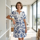 Rochie casual boemă cu imprimeu floral pentru femei