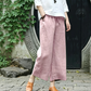 Pantaloni casual, lejeri, cu șnur și buzunare