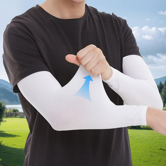Mâneci de compresie sportivă cu protecție UV și răcire