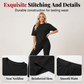 Set de top cu mânecă scurtă și pantaloni lungi pentru femei
