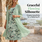 Set elegant pentru femei: rochie din șifon și cardigan, set de 2 piese