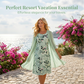 Set elegant pentru femei: rochie din șifon și cardigan, set de 2 piese