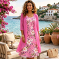 Set elegant pentru femei: rochie din șifon și cardigan, set de 2 piese