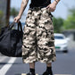 Șorturi cargo camuflate, cu talie largă, unisex