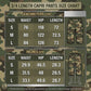 Șorturi cargo camuflate, cu talie largă, unisex