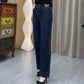 Pantaloni casual pentru femei, croi drept, eleganți
