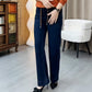 Pantaloni casual pentru femei, croi drept, eleganți