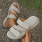 Sandale plate casual pentru femei, cu multiple curele