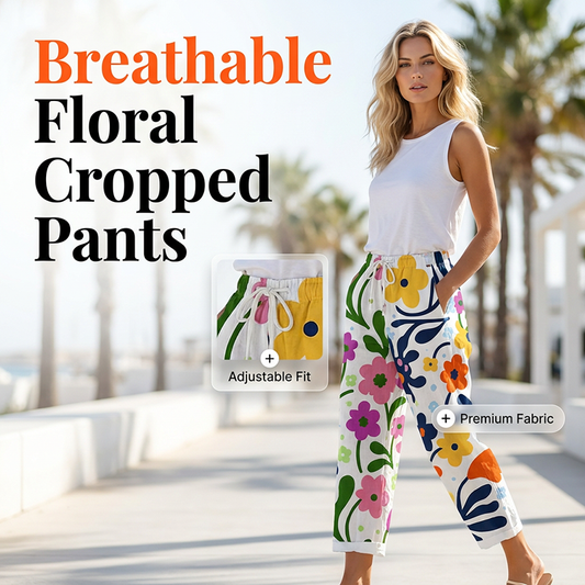 Pantaloni scurți casual pentru femei cu imprimeu floral